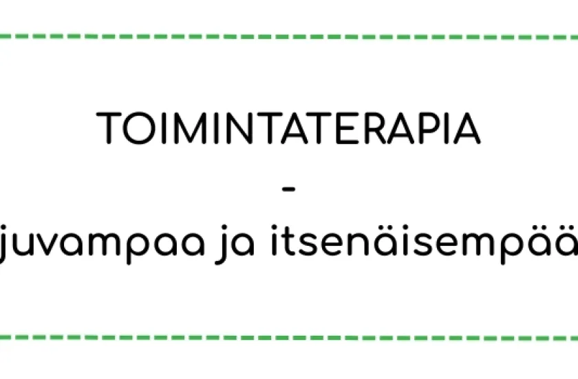 toimintaterapia kuva