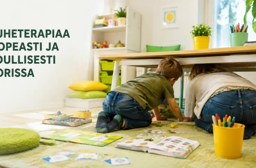 Puheterapiaa nopeasti ja edullisesti Porissa