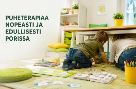 Puheterapiaa nopeasti ja edullisesti Porissa