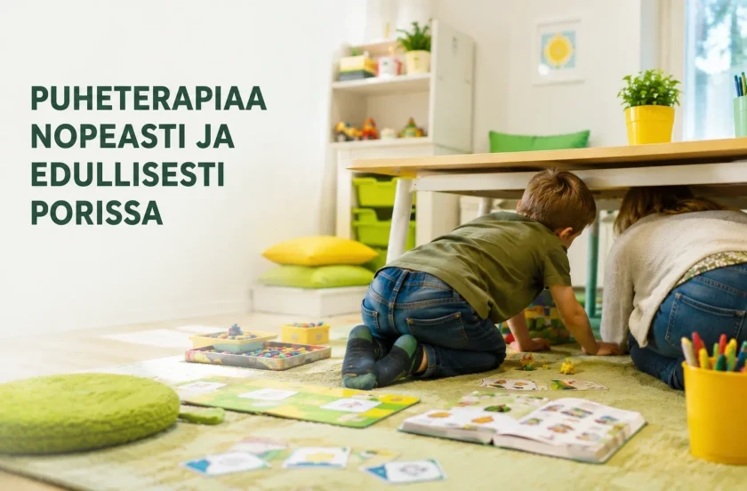 Puheterapiaa nopeasti ja edullisesti Porissa