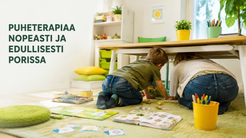 Puheterapiaa nopeasti ja edullisesti Porissa